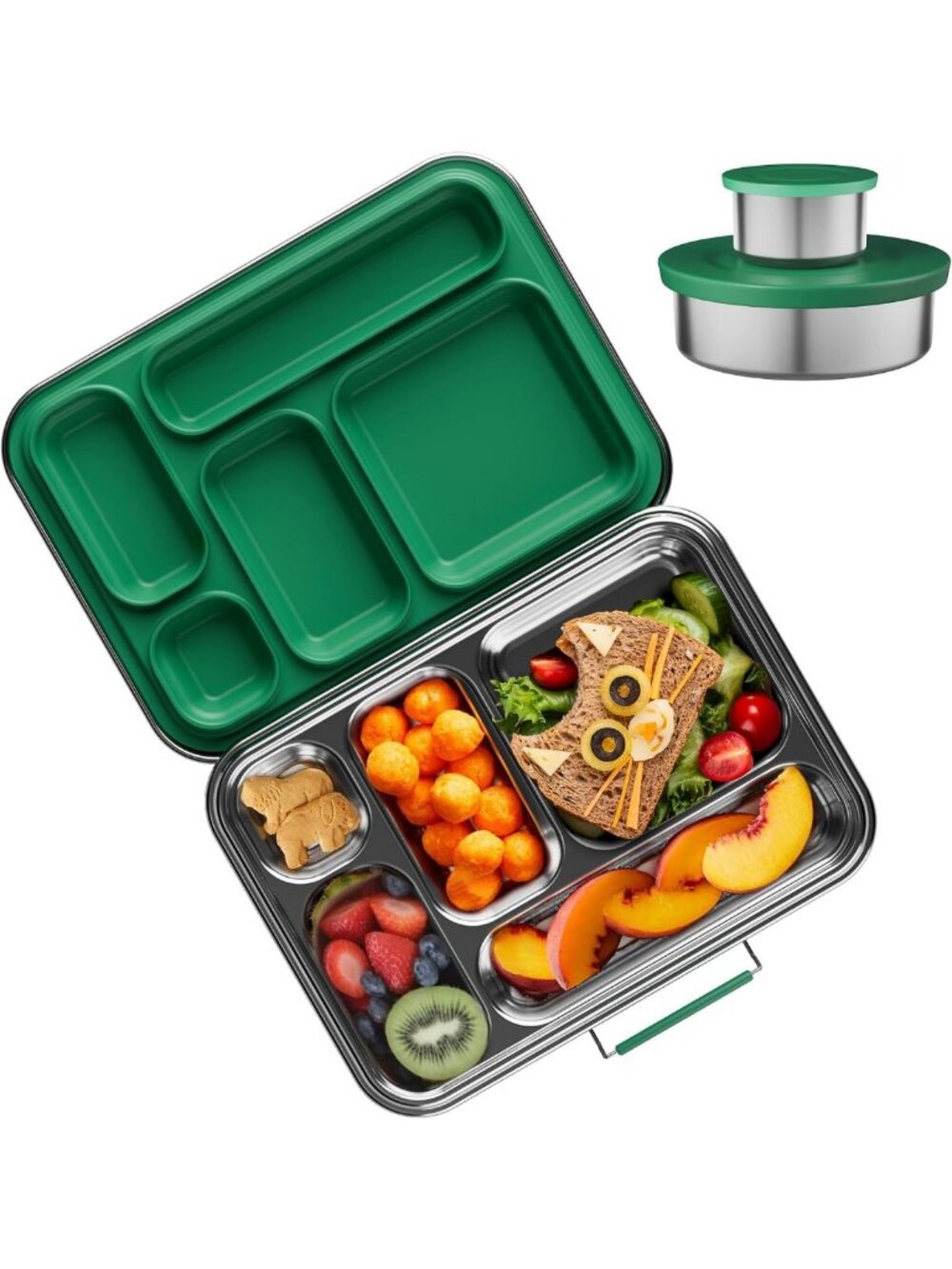 Eco-Friendly Stainless Steel Bento Box for Kids - BPA-Free Lunch Container
